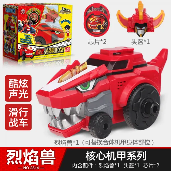 기동 창 백수 총동원 공룡 전대 완구 시계 변형 합체 금강 초강력 전투 용신, 핵심 활주 평판 변형 3부품