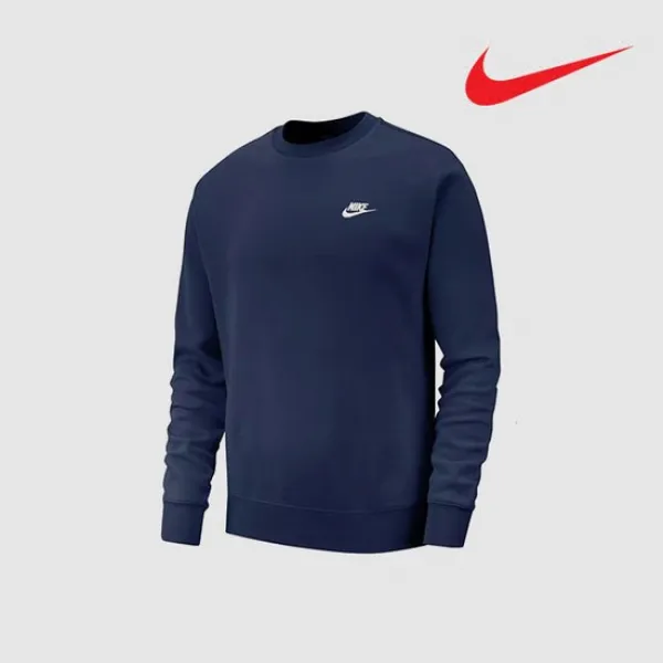 나이키 스우시 클럽 플리스 기모 맨투맨 Navy