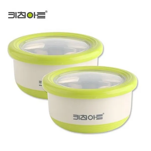 다파라샵 키친아트 라팔 더블 푸드박스 2종세트 730ml 주방용품 밀폐용기세트 밀폐용기 세트