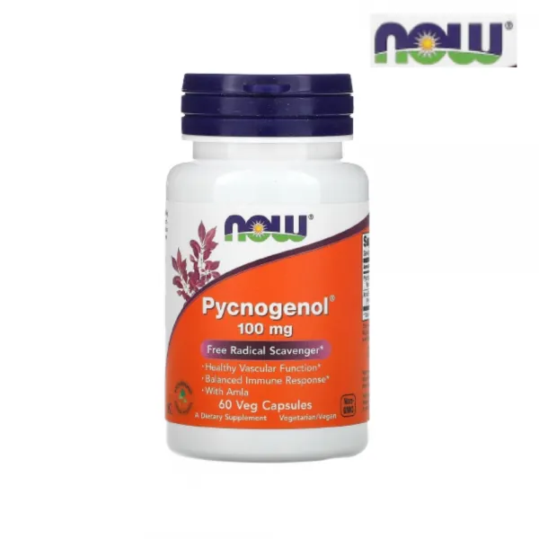 나우푸드 피크노제놀 호팍사 100mg 60캡슐, 1개, 기본