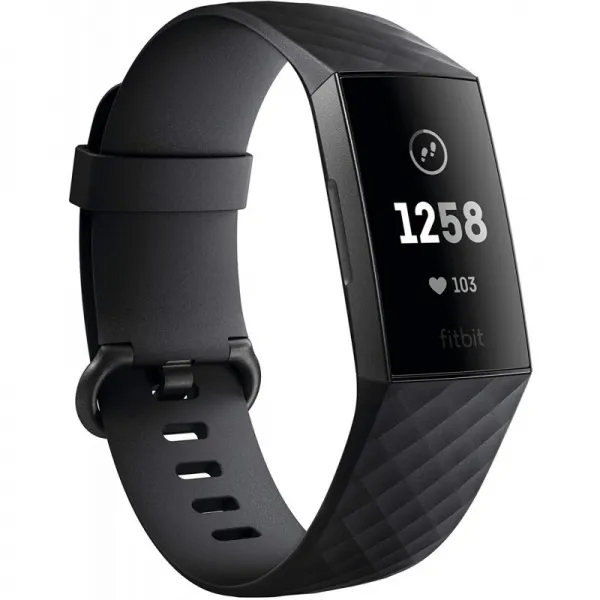 Fitbit(フィットビット) Fitbit 최신 피트니스 추적기 Charge 3 병행 (Graphite / Black), 단일상품, 단일상품