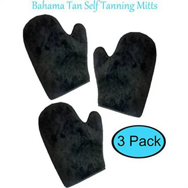 3 Pack Reusable And Washable Bahama Tan Self Tanning Mitt With/9143586 상세내용참조