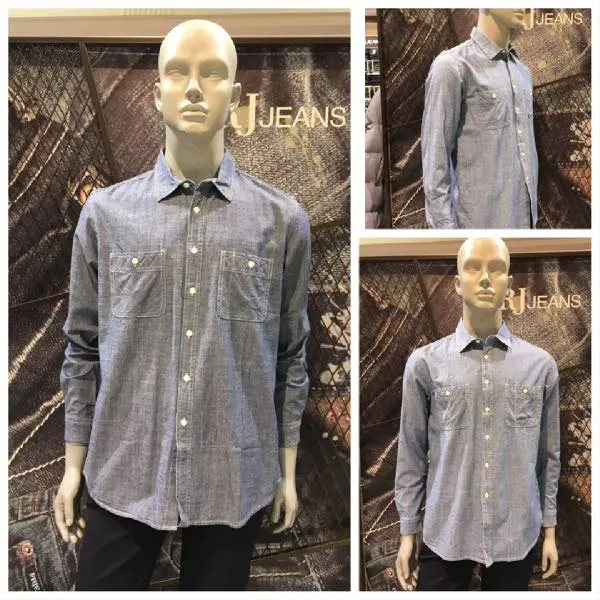 [현대백화점]J.FRJ Jeans(에프알제이)F91M-SH111A 남성 톤별 샴브레이 데님셔츠　