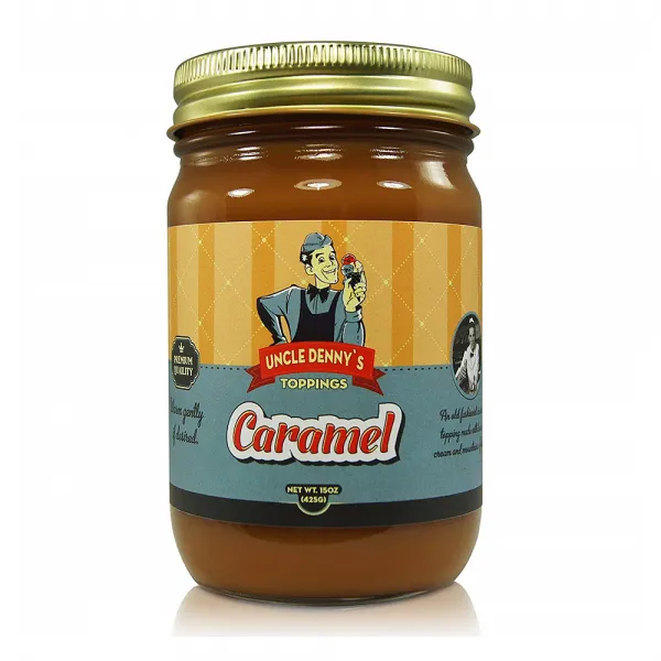 Uncle Dennys Caramel Gourmet Ice Cream Topping 엉클 데니스 캐러멜 아이스크림 토핑 15oz, 1개
