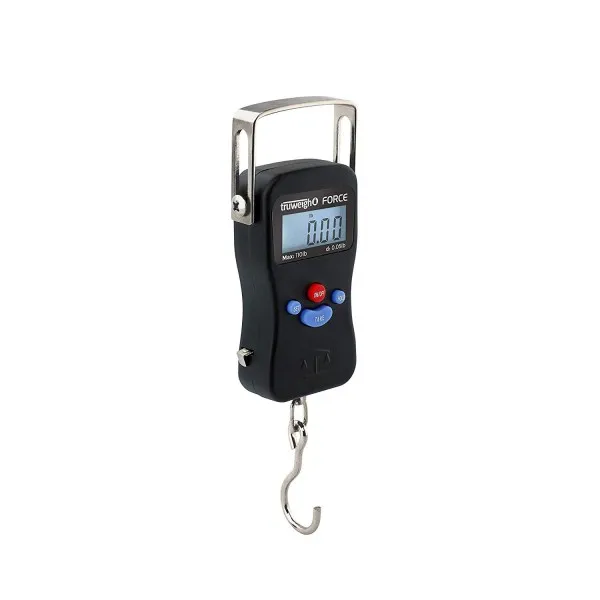 Truweigh-FORCE Digital Hanging Scale-(110lb x 0.5lb-Black)-낚시 규모-양궁 규모-여행 규모-수하물, 단일상품