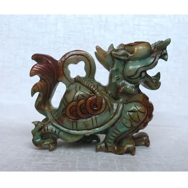 와이유 거북용 재물을 구해 읍내 집수 옥룡 거북이 장식품 광천연 옥돌 용머리거북 20센티미터 단독 가격