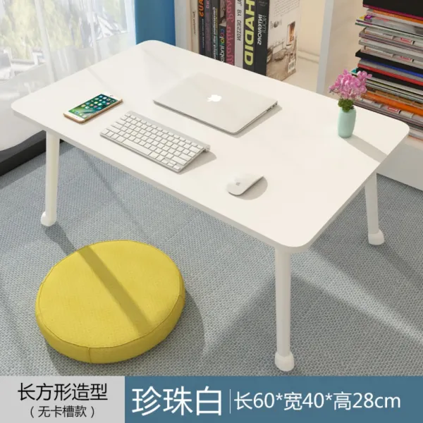 접이식 좌식 앉아서 휴대용 뒤 테이블 노트북 침대 곰돌이 곰 모양 책상 베드 트레이 패드 홀더 컵 받침 J