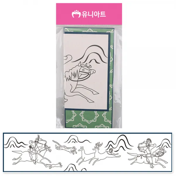 나만의 병풍만들기 8폭 수렵도 no.545 공작