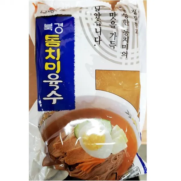 업소용 식당 식자재 북경 동치미냉면육수 330gX30 소스 국수 사골 10봉 쯔유 단박, 1개