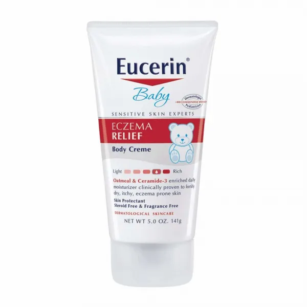 Eucerin Baby Eczema Relief Body Cream 유세린 베이비 습진 릴리프 바디 크림 5 oz(141g), 1개