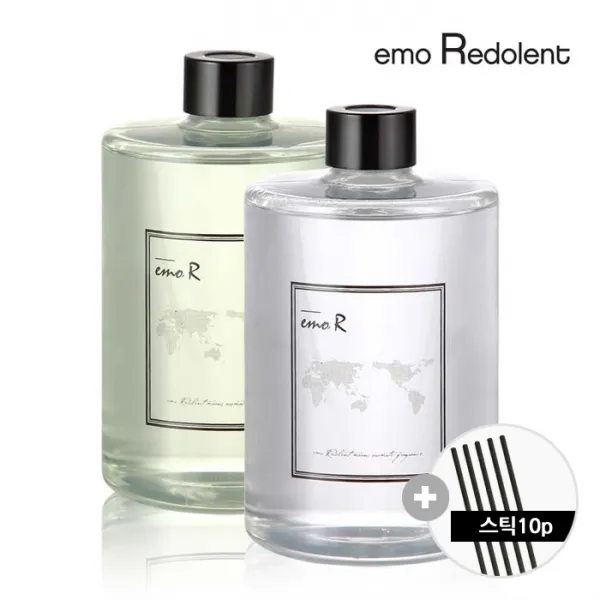 이모레돌런트 디퓨저리필 500ml 1+1+스틱10p, 디퓨저리필1L+스틱10p / NEW레몬라벤더