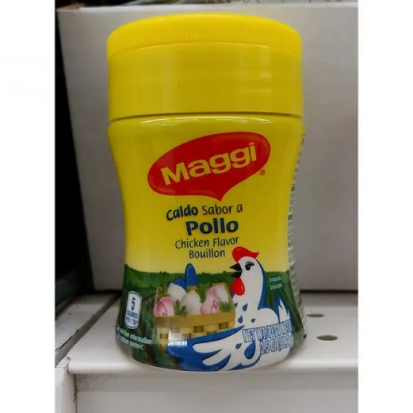 [Maggi] caldo sabor a Pollo Chicken flavor bouillon 매기 칼도 사보 폴로 치킨 맛 부용(육수) 3.5oz(99.2g) x 4팩, 1개
