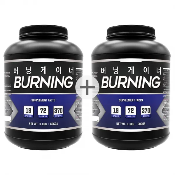 프로틴샵 버닝게이너 2통 게이너 헬스보충식품, 3kg, 2개