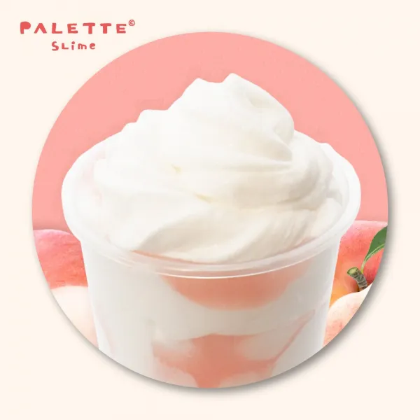 복숭아 요구르트 젤라또 100ml+70ml 젤라또 슬라임 액체괴물/슬라임(완제품)