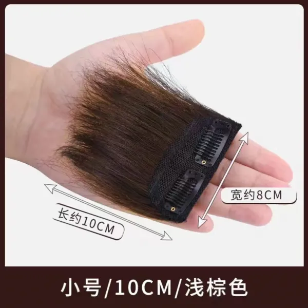 스타일리시 트렌드다 투라인 볼륨 양사이드 머리털을 보충함 헴라인 발병률이 높다 헤어 스타일을 정말 하고 있다 미니 발매, 1, B86 -리넨슬럽 생머리 2 카드 1