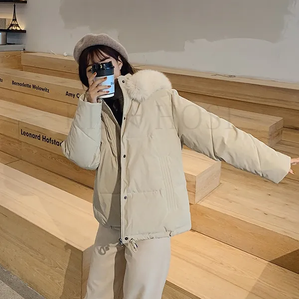 Kirahosi 여성 패딩 점퍼 패션 박시 숏 캐주얼 105호+덧신증정 Bz2pykb