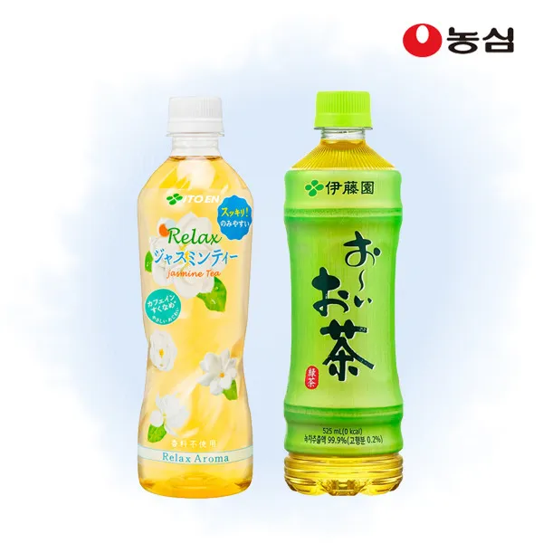 [이토엔] 농심 오이오차 녹차 525ml 24병 외, 선택:릴랙스 쟈스민티 500ml * 24개입
