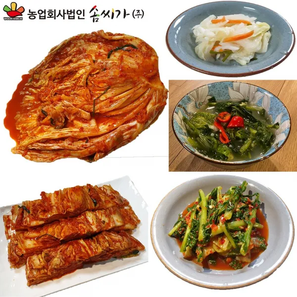 솜씨가 우리김치 신토불이 포기김치 배추김치 김장김치 총각김치 갓김치 열무김치 백김치 깍두기, 2kg