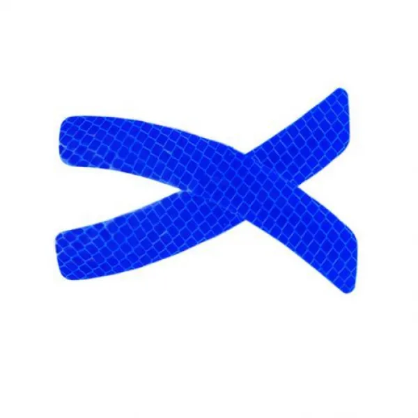 [해외] 2X 자동차 범퍼 반사 경고 스트립 자동차 스티커 차량, Blue