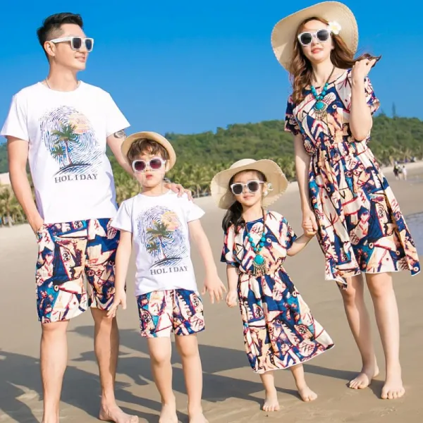 Kirahosi 해달 5 여름 패밀리룩 바캉스 가족 반팔티 단체티 커플티 가족 티셔츠 84 Amhnqef