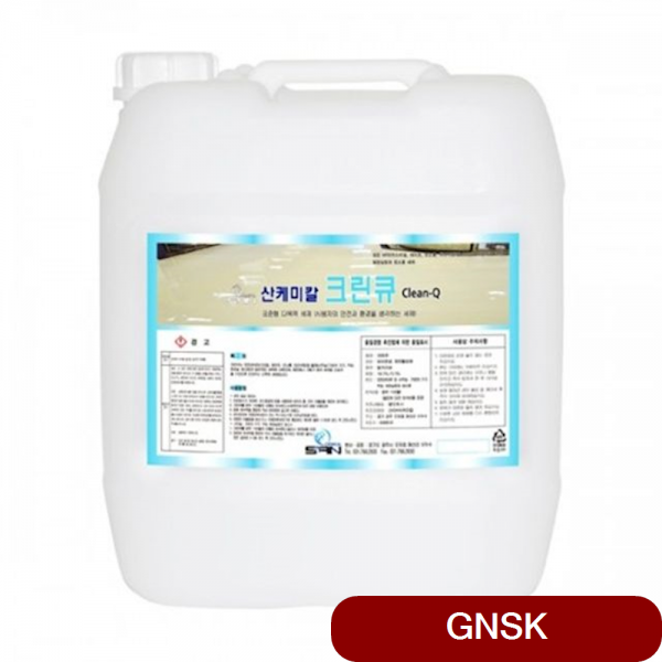 크린큐 무색무취 다목적 세정제 18.75L 대용량 얼룩제거제 다목적세정제 청소용품 knqi, 1개