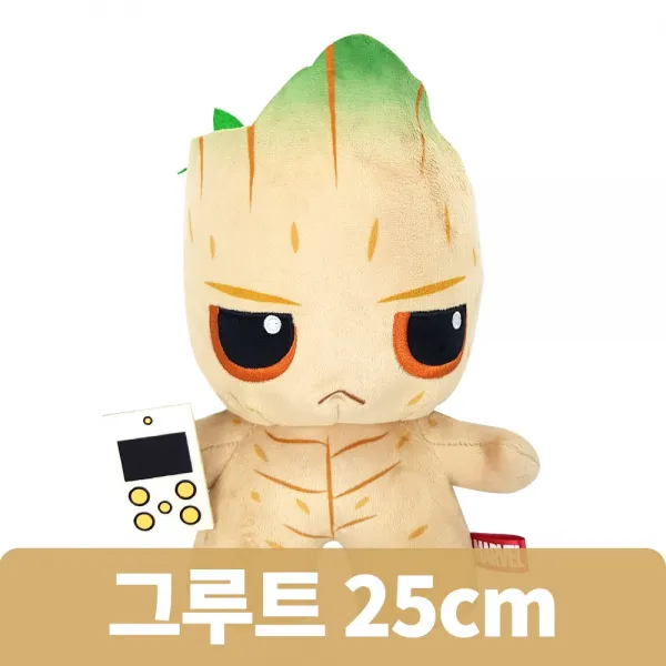마블 어벤져스 주먹인형 건틀렛 타노스 캡틴아메리카 스파이더맨 헐크 아이언맨, 그루트25CM인형