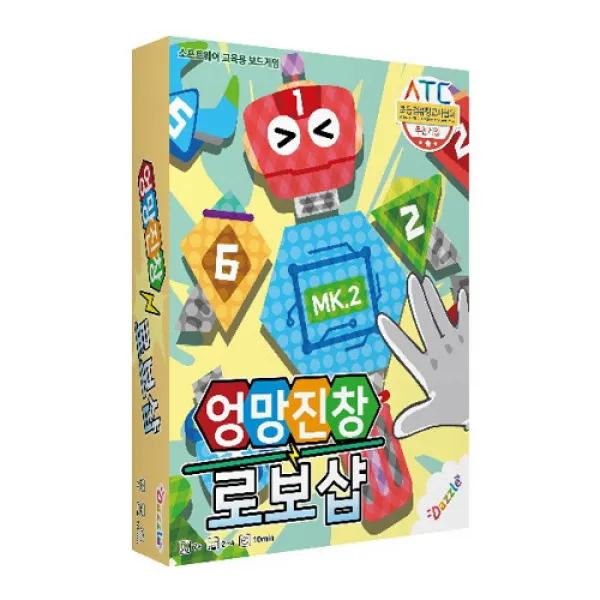 브랜드없음 엉망진창로보샵/코딩게임, 단품없음