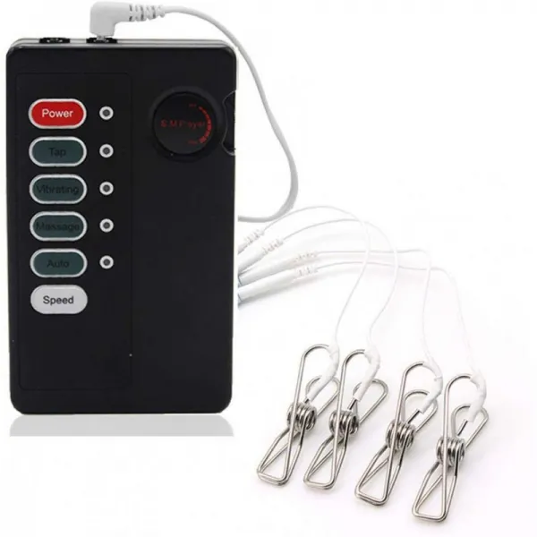 다중 젖꼭지 추궁 자극 저주파 마사지 기계 Massage Machine 전격 SM 플레이 젖꼭지 가위 전격 전용 부품