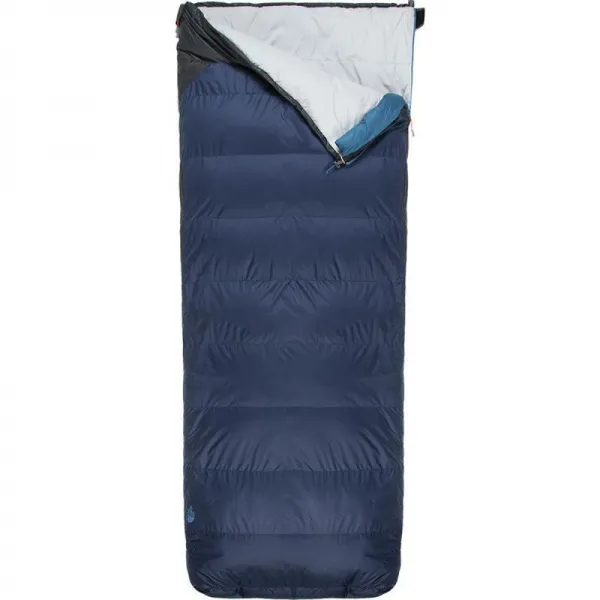 오리털 침낭 THE NORTH FACE/북쪽 남녀 야외 침낭 내한 보온 다운 정품 B12845, 단일옵션, Cosmic Blue/Asphalt Grey。