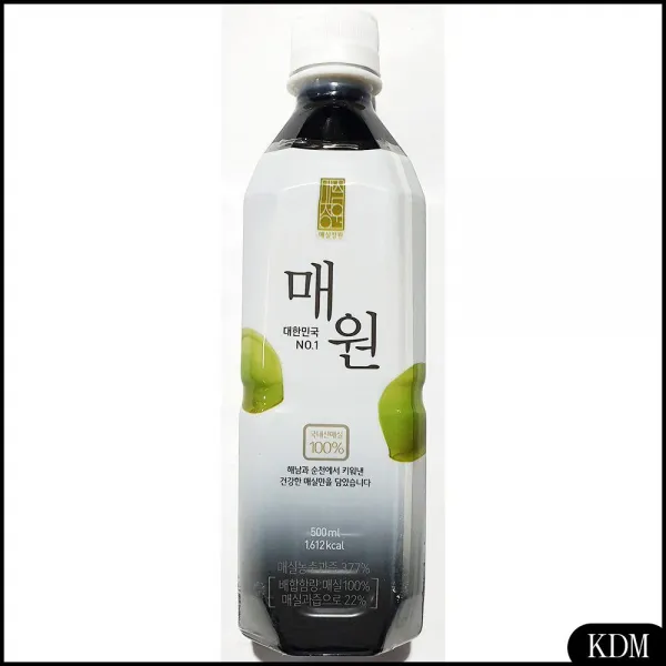Kdm 업소용 카페 식자재 보해 매원 타먹는음료 베이스 500ml 매실쥬스 매실 매실농축 Kdm 1