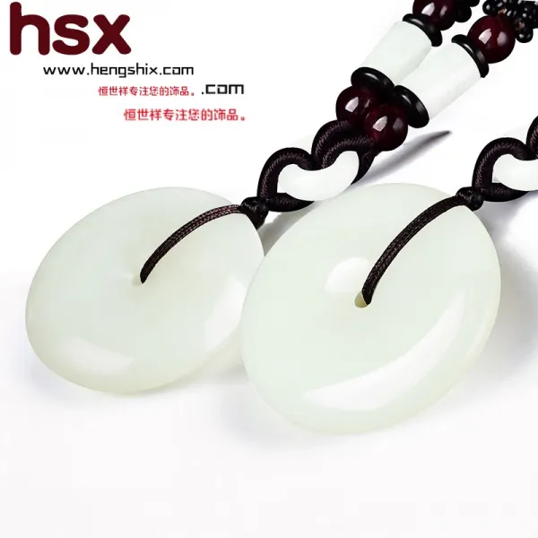 인테리영 향비개광 화전옥 평안 후크 남녀 옥석 댕기 증서 옥패 단추