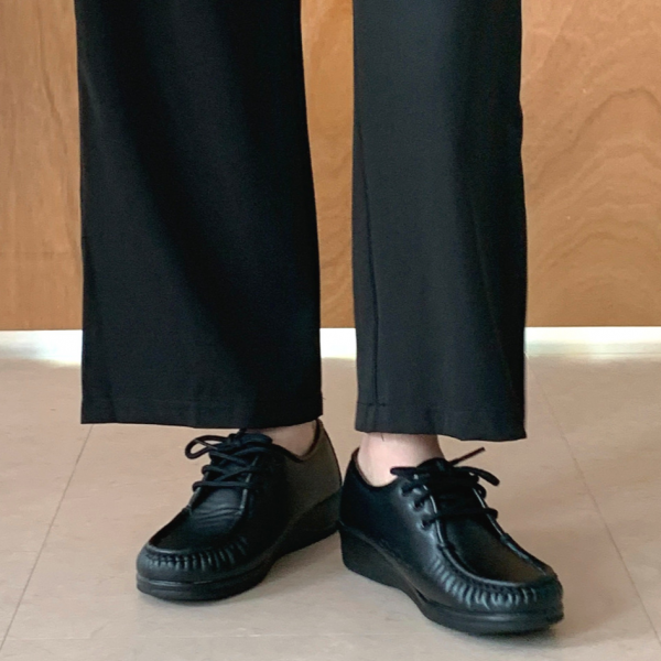 제이앤에스 여성 알바 신발 간호화 효도화 끈타입