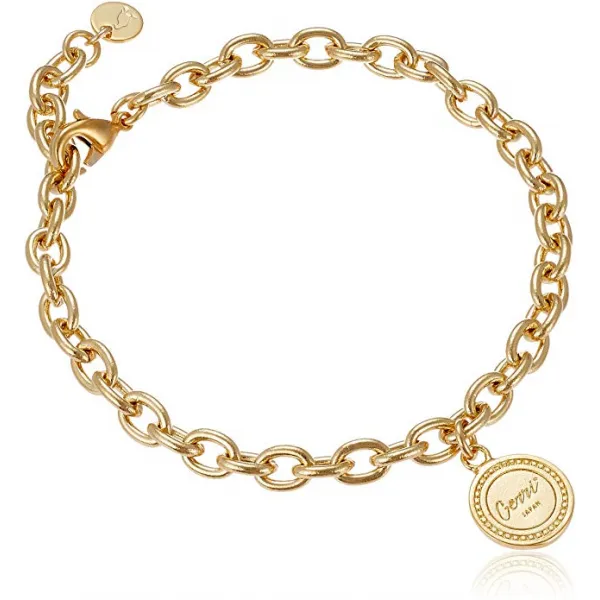 [Gauguin] Genri plate bracelet / GOLD / size : F GR-068