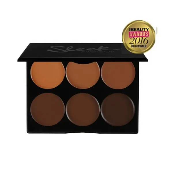 Sleek Make Up 날렵한 메이크업 등고선 및 하이라이트 메이크업 키트 - 윤곽선 기초 concealer 팔레트 -, 상세 설명 참조0, One Color