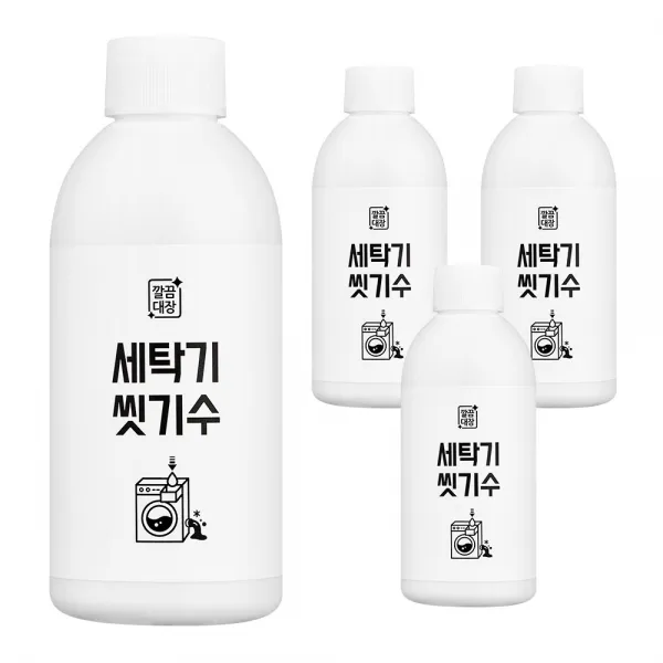 깔끔대장 세탁기 씻기수, 200ml, 4개