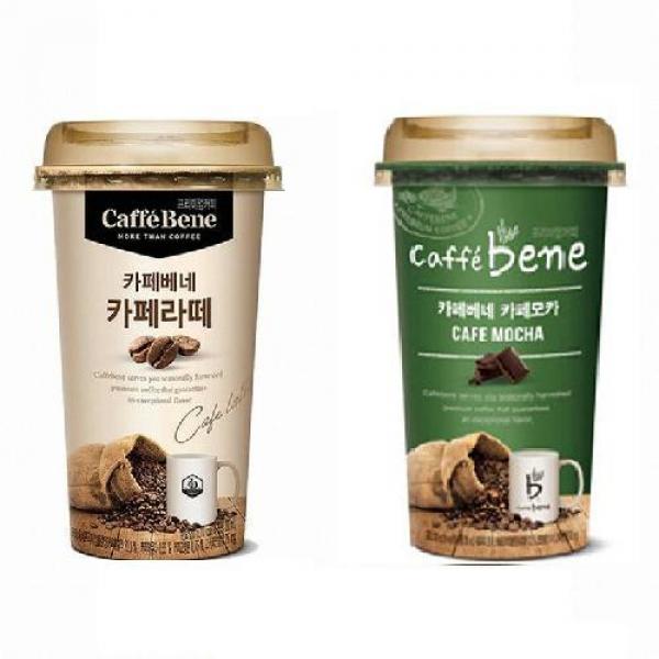 카페베네 카페모카10컵+카페라떼10컵 200ml 20컵 20개입
