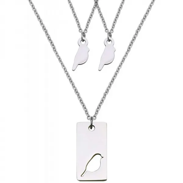 할머니 DaughterNecklace가 작은 새 실버 Necklace가 어머니 날을 기념하는 기념일을 정하다.(Necklace2)