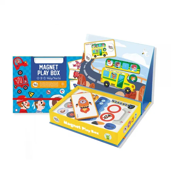 유아 학습 자석 퍼즐 박스 탈것 놀이 장난감 선물_☞클릭수♡527ea♡ 본상품선택 본상품선택