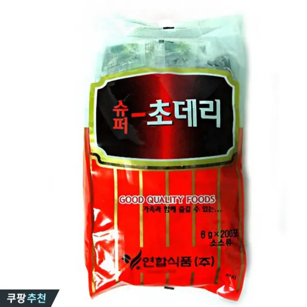 연합식품 초대리(일회용)6gx200개입,1, 200개, 6g