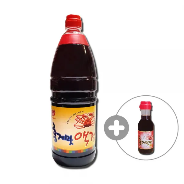 일촌샵 홍게간장 홍게맛장 레드 골드 액젓, 6분류, 1.8L