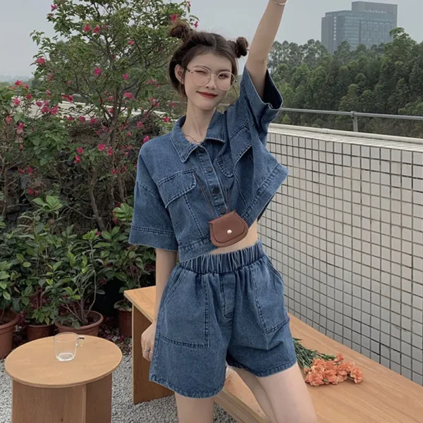 여성 클래식 Chic 여름 작은 키 눈길을 끄는 스타일리쉬