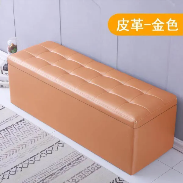 가죽 U 저축 기다리다 심플 없어 등받이 산산이 부서지다 휴식 구의자 신발을 바꾸다, 골드 롱 120 *와이드 40 *40 묵인