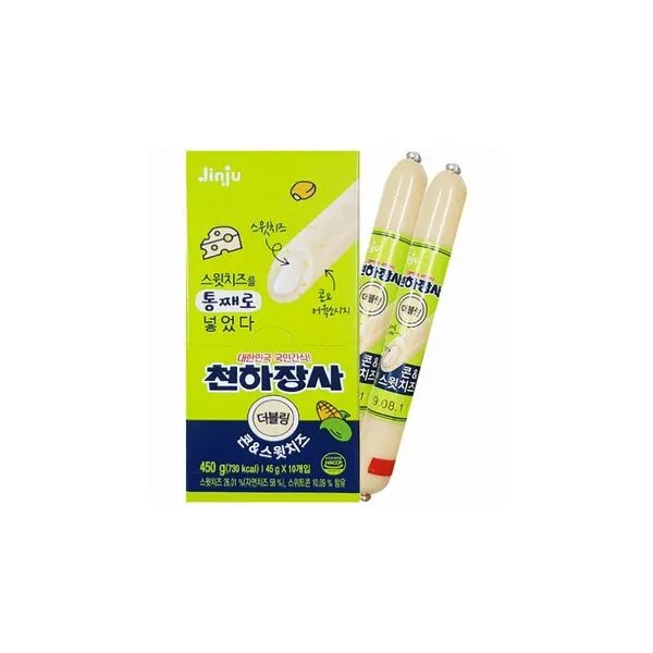 진주햄 천하장사 더블링 콰트로 콘스윗 치즈 450g 골라담기