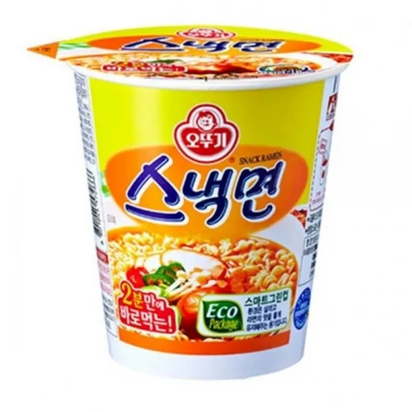 오뚜기 스낵면 소컵 X 15컵 라면 즉석 조리식품 가공 냉면 사발면 봉지 국수 면류 1개