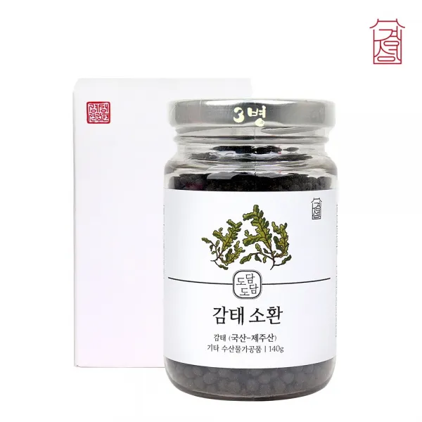 제주 감태환 100% 제주산감태 알긴산 요오드 후코이단 섭취간편환형태 3병