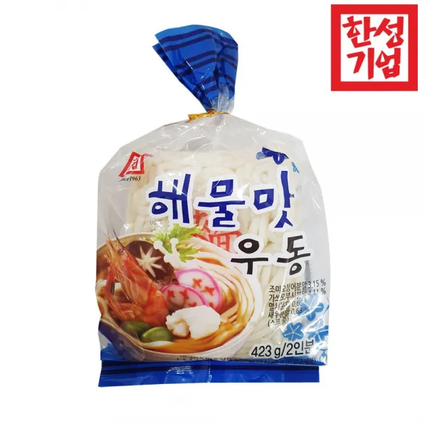 한성기업 해물맛우동 423g 2인분 X12개 무료배송 1개