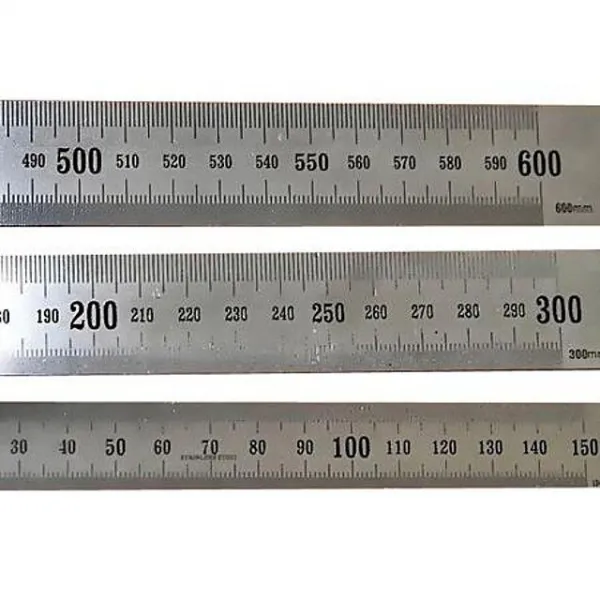 EAN609700스텐레스(쇠)직자 (길이30cm×폭2.5cm)