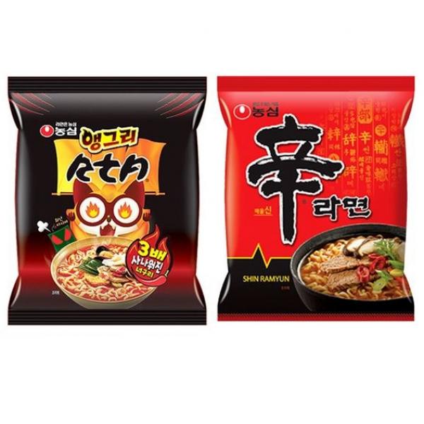 농심 앵그리 너구리 Rta 멀티 5입 1팩 + 신라면 총10봉 10개