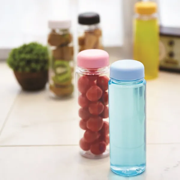 더존FK 물병 원형 심플보틀패트 500ml, 핑크