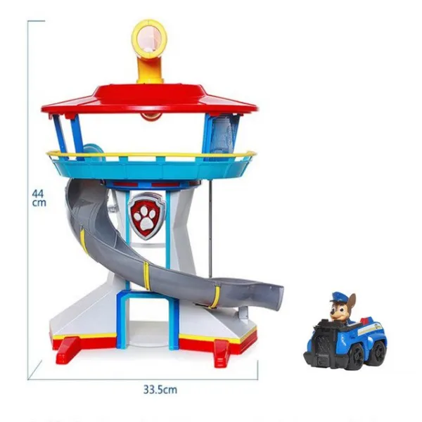 발 순찰 개 장난감 구조 자료 명령 센터 강아지 순찰 세트 Patrulla Canina 애니메이션 액션 피규어 모델, 02 0005